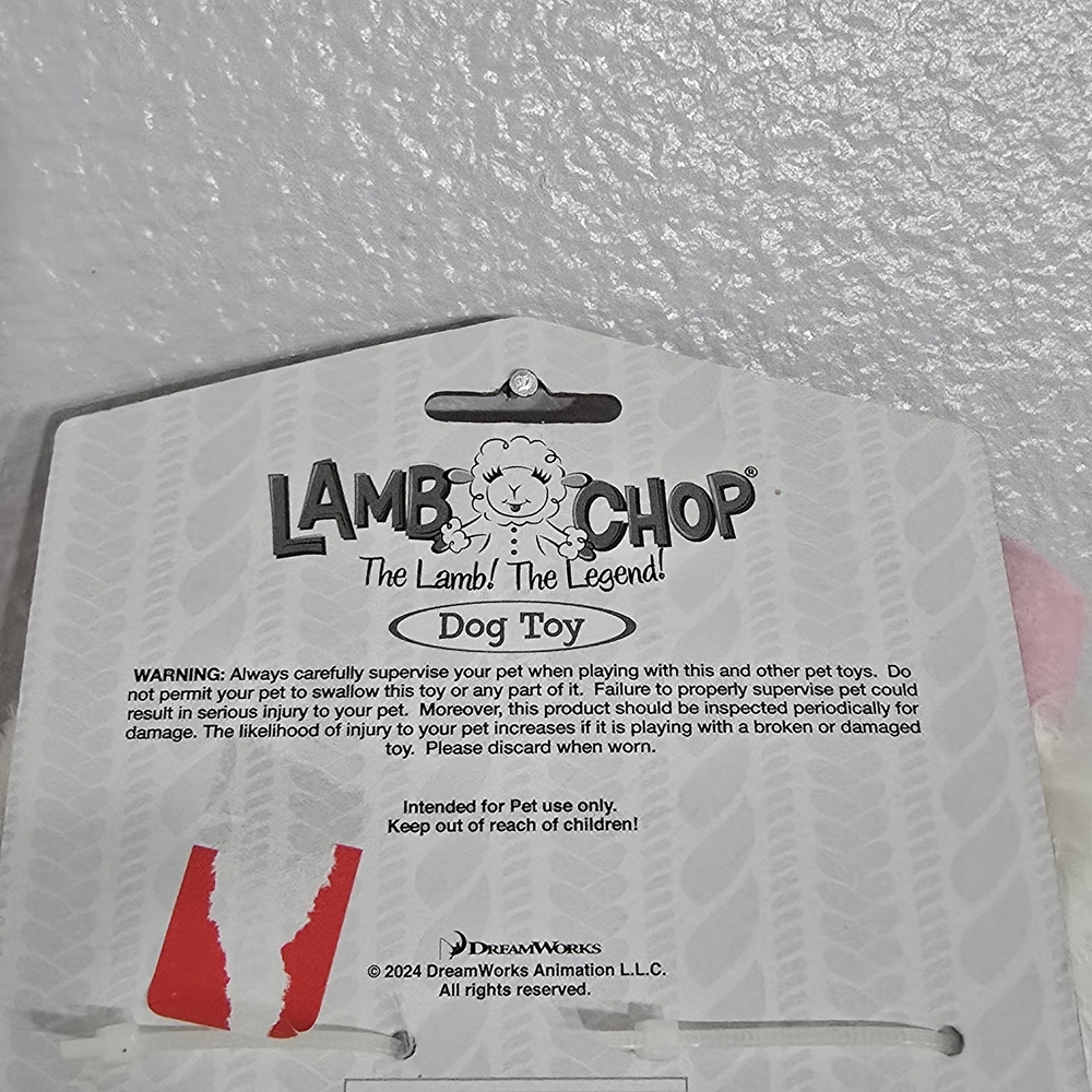 ❤️ Multipet® Lamb Chop Dog Toy - 2 Pack Dog Toy. Valentine Edition. Nwt. - Picture 4 of 4